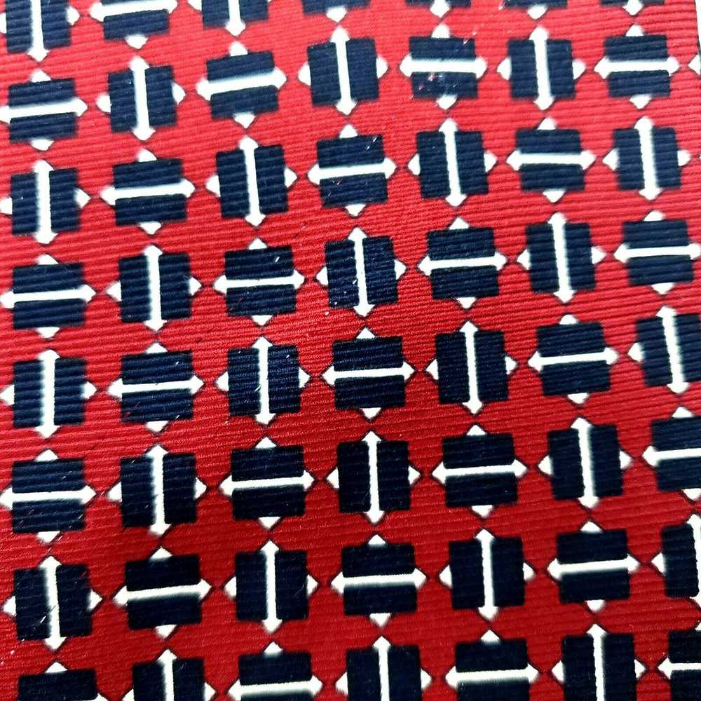 Paul Fredrick Paul Fredrick Print Red Geometric S… - image 2