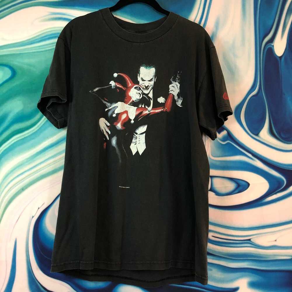 Vintage 1999 DC Comics Joker & Harley Quinn shirt - image 2