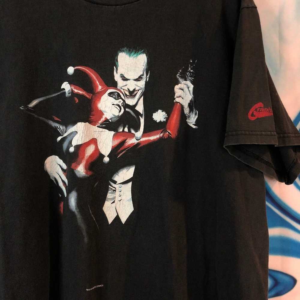 Vintage 1999 DC Comics Joker & Harley Quinn shirt - image 3