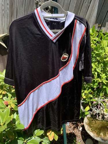 Fila Black and red Fila sports Jersey