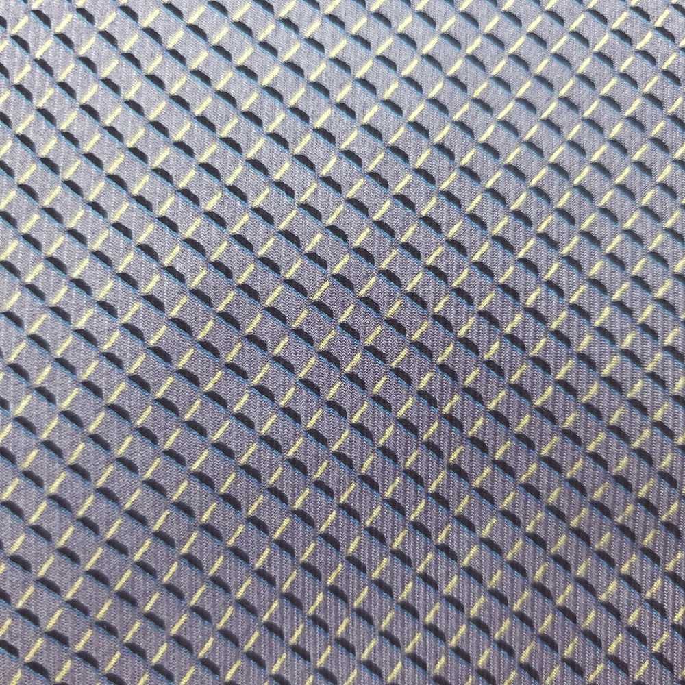 Nautica Nautica Blue Print Silk Tie Wide Geometric - image 2