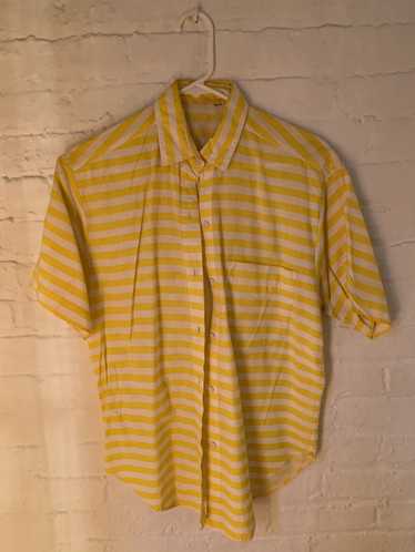 Asos Stripped yellow and white button up