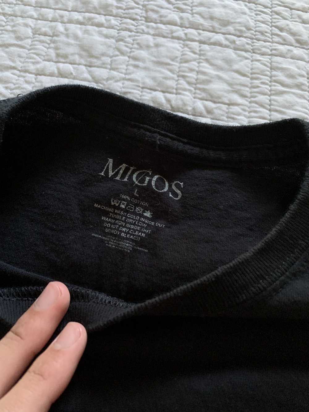 Migos × Vintage MIGOS BLACK AND GOLD TEE - image 3