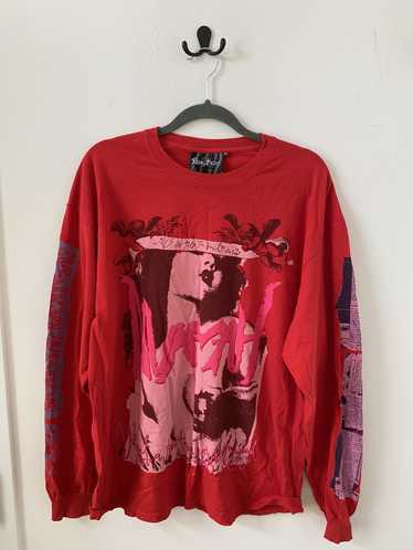 Other Blue roses red graphic long sleeve