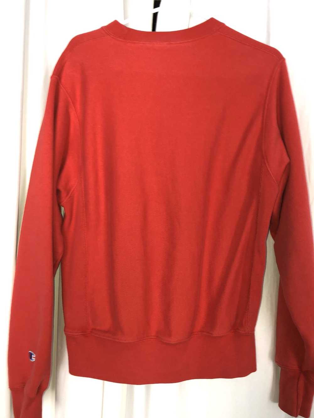 Champion Champion Red Crewneck Sweatshirt - image 5