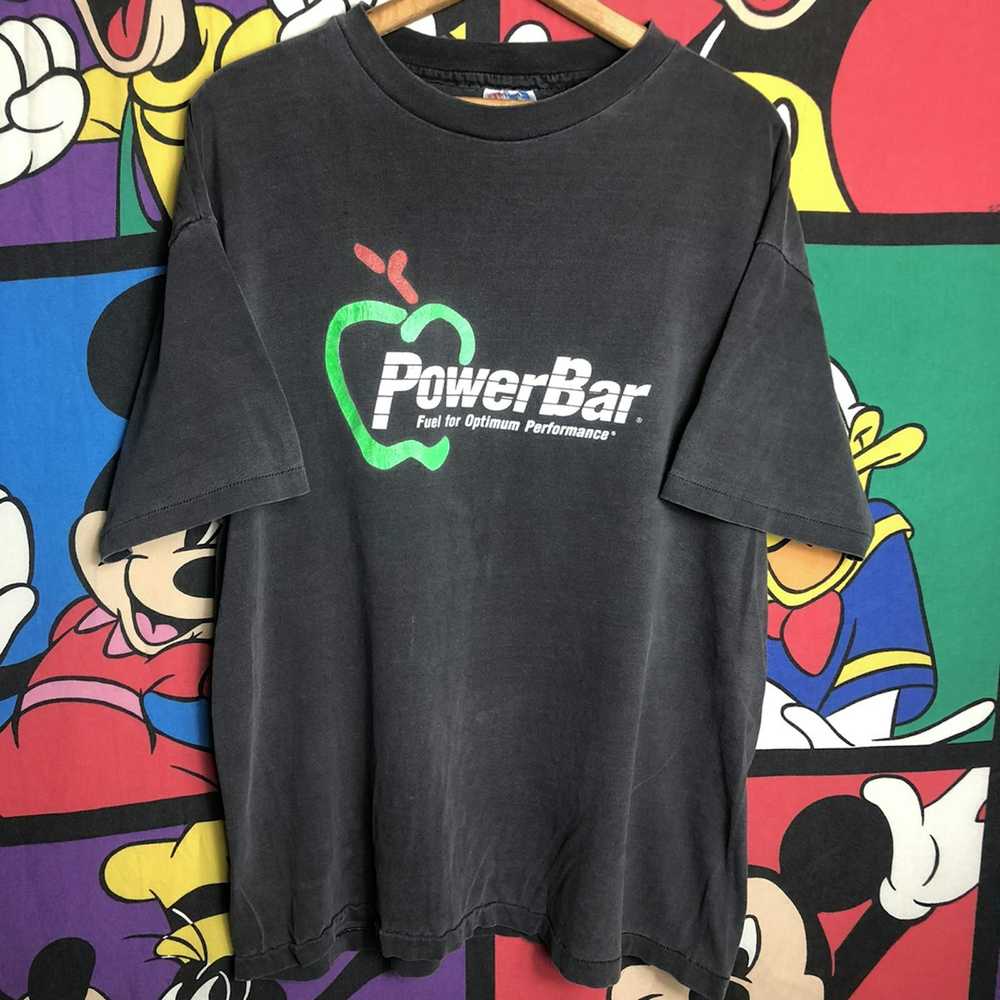 Vintage VTG 90’s Powerbar food promo T-shirt XL - image 1