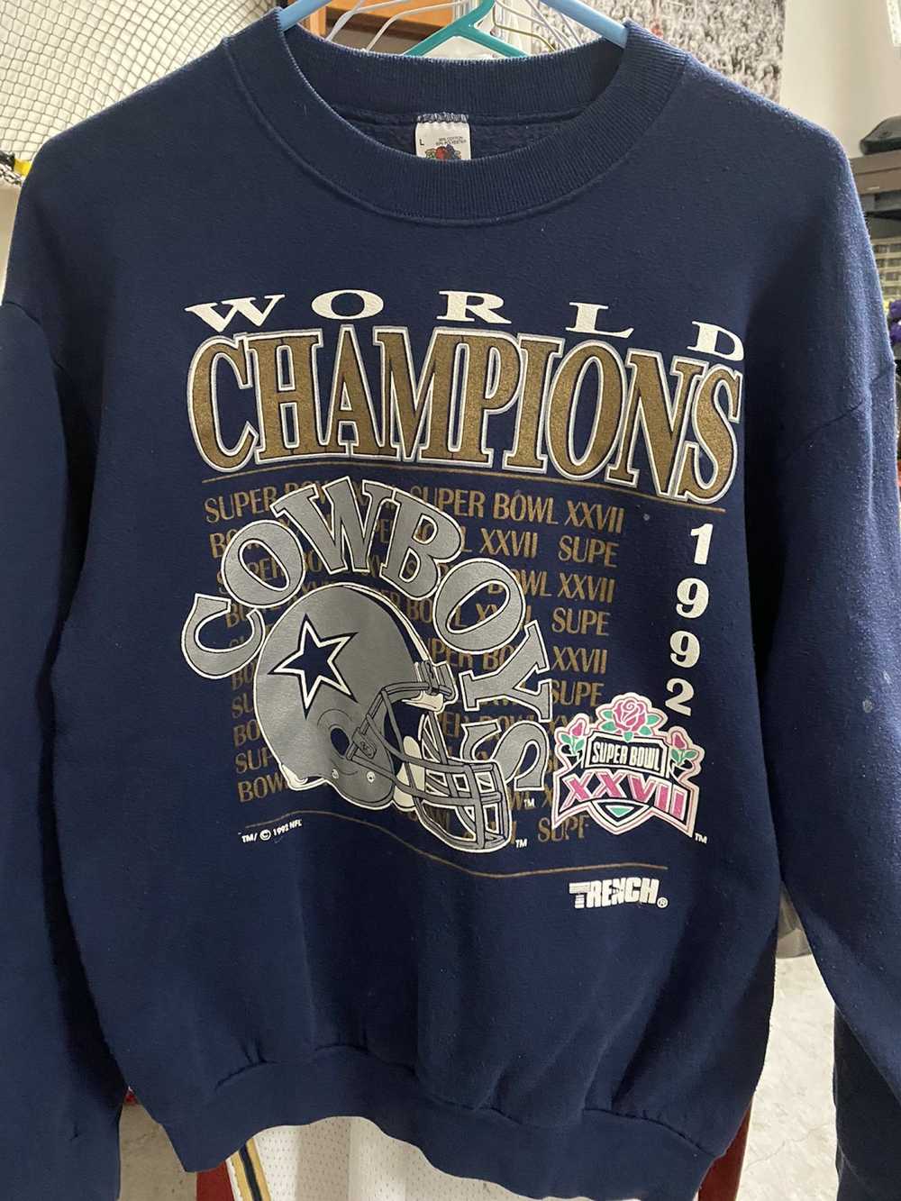 Vintage Vintage 1992 Dallas Cowboys Champions Crewneck - Gem