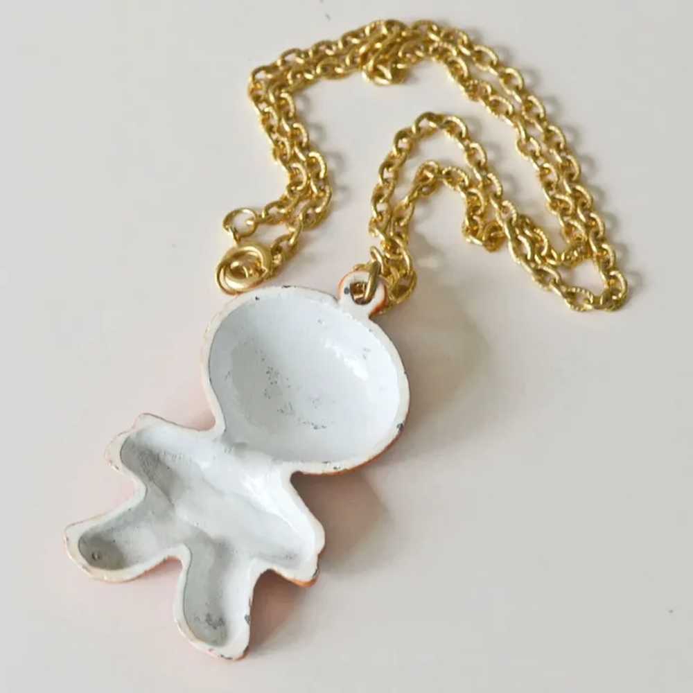 Necklace Porcelain Gingerbread Man Pendant - image 3