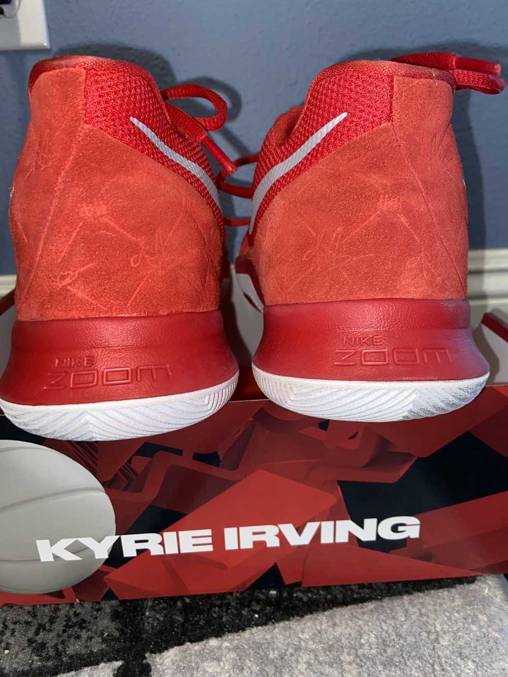 Nike Kyrie 3 Red Suede - image 4