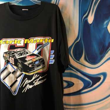 Jerzees × Vintage 90s Mark Martin shirt