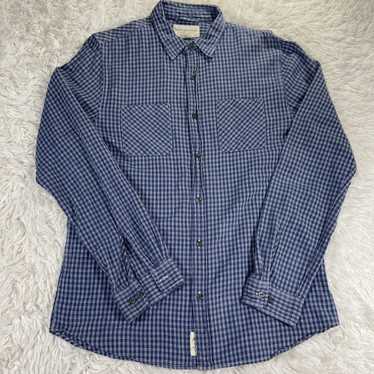 Ralph Lauren Blue Checkered Cotton Button Front Shirt 3XB/3XL Ralph Lauren