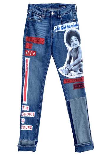 Custom × Vintage Notorious Big Tribute Denim