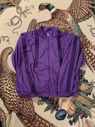 Reebok × Vintage 80’s Reebok Purple Track Jacket - image 1