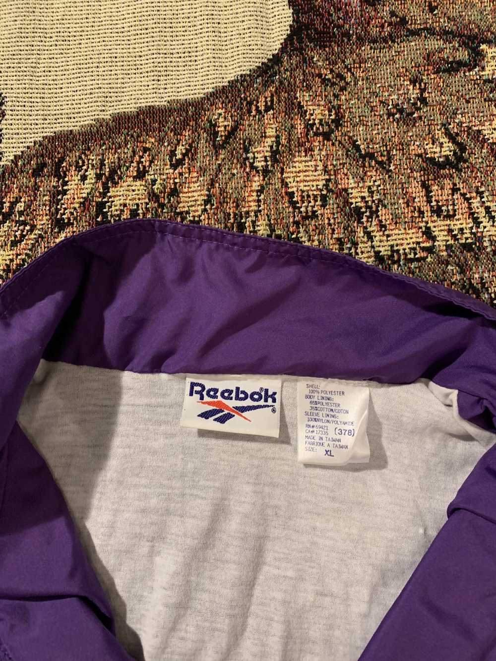 Reebok × Vintage 80’s Reebok Purple Track Jacket - image 4