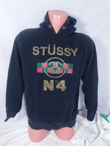 Stussy Stussy No. 4 Hoodie Sz Small Black Streetwe