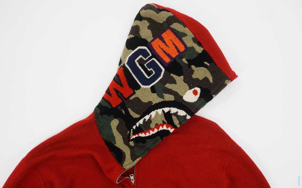 Bape 1st Knit Shark Full Zip Sweater - image 2