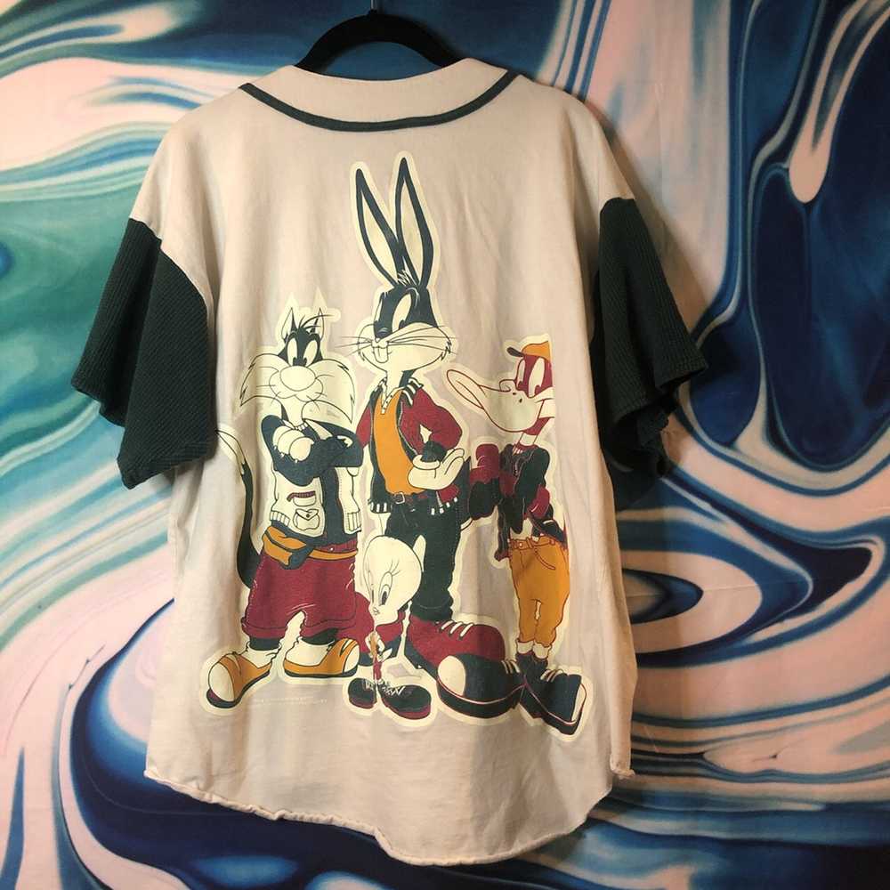 Vintage 1995 Looney Tunes by Sun Sportswear Baseb… - image 3