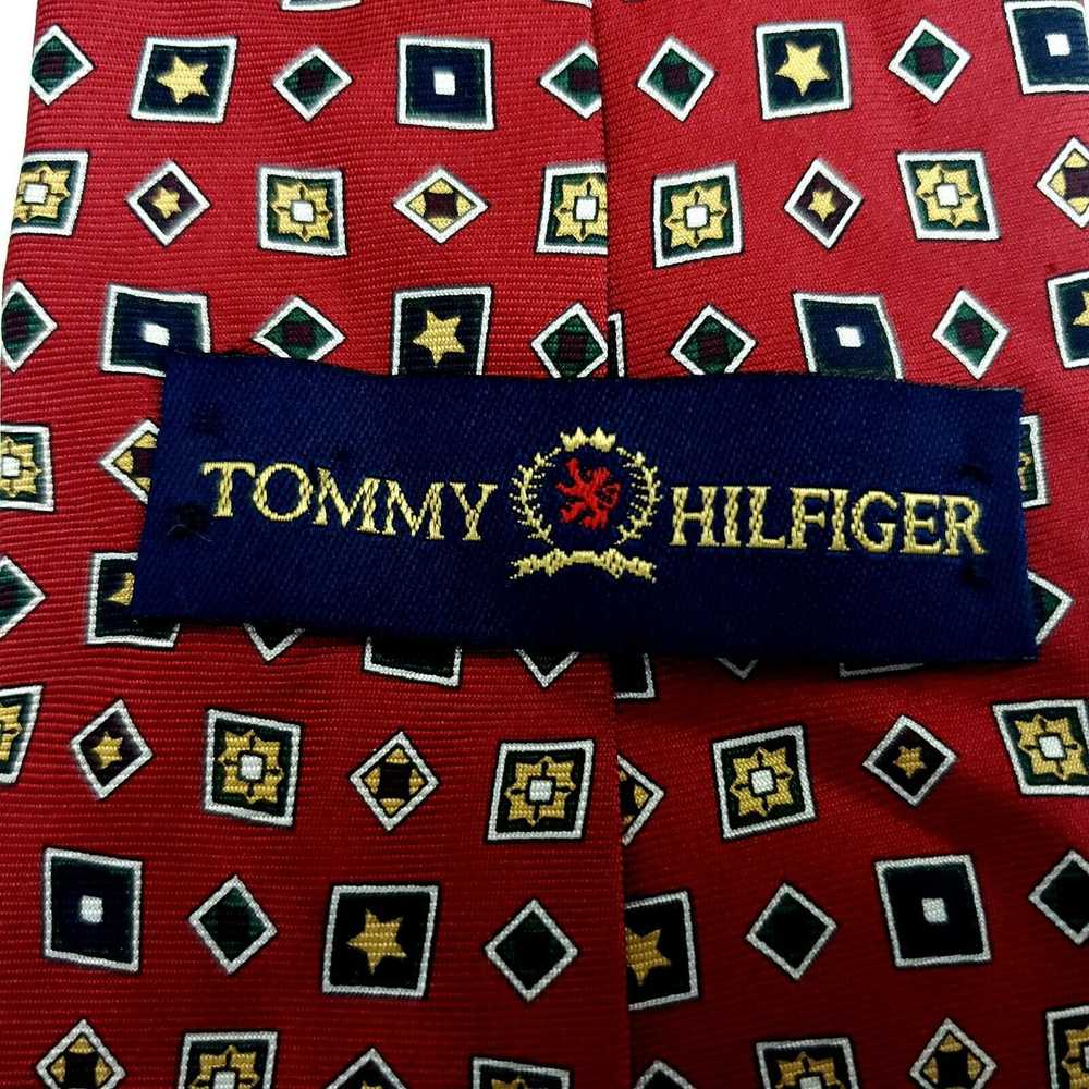 Tommy Hilfiger Tommy Hilfiger Red Geometric Blue … - image 3