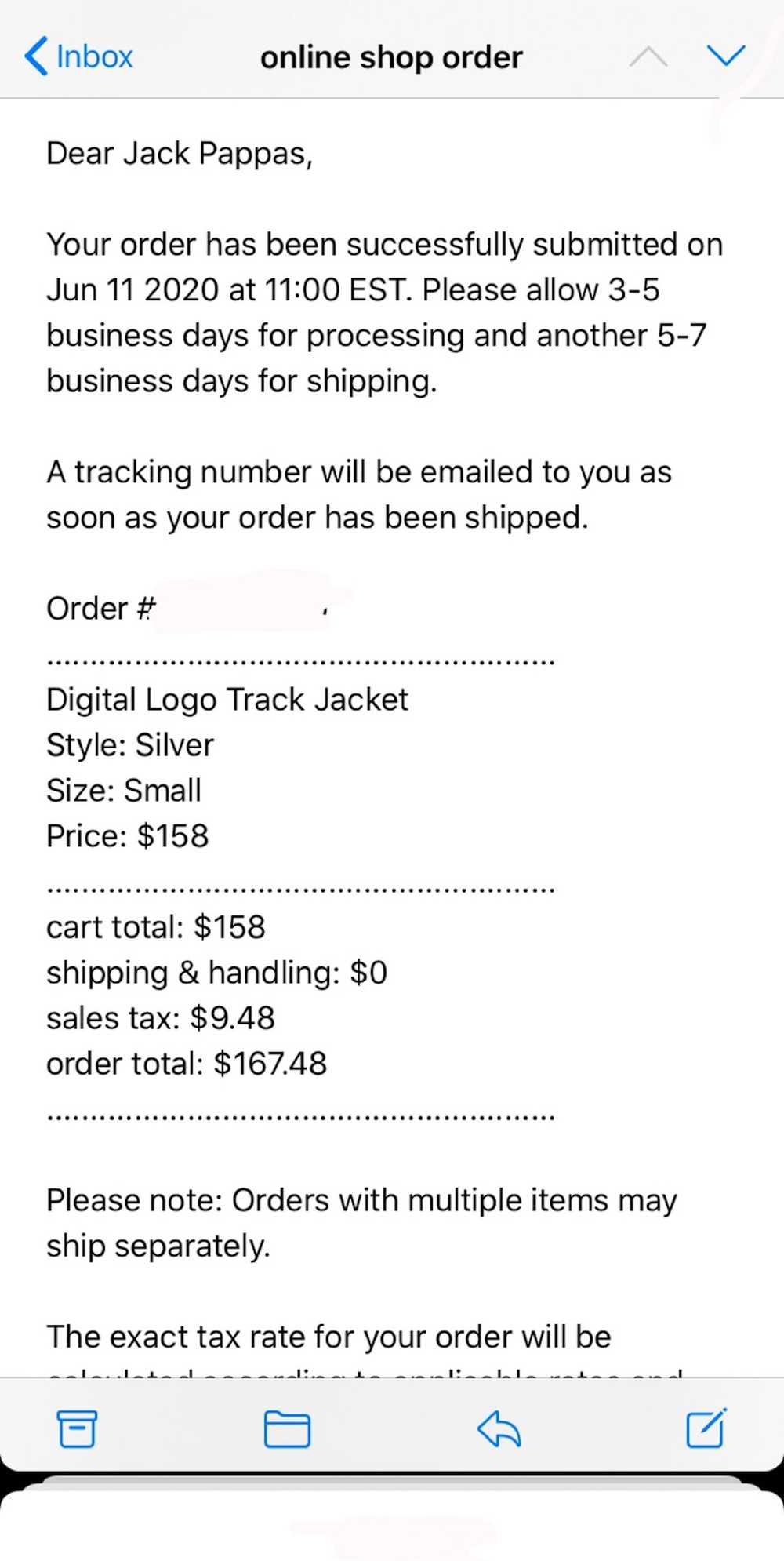 Supreme Digital Logo Track Jacket (Silver) - image 5