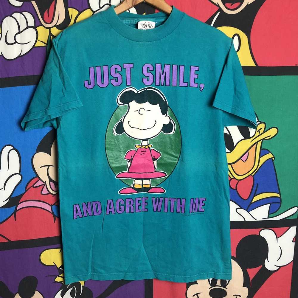 Vintage VTG 90’s Peanuts & the gang promo T-shirt… - image 1