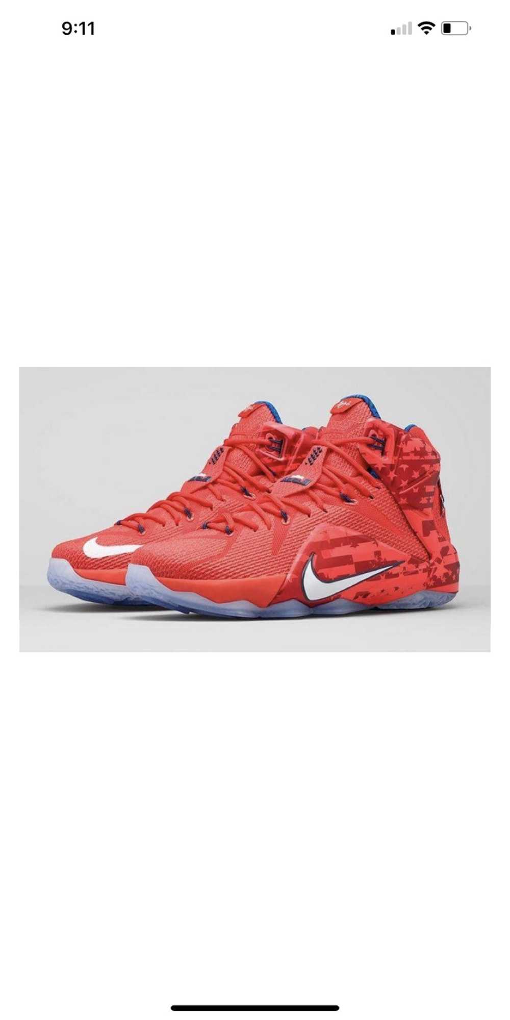 Nike LeBron 12 USA 2015 - image 2