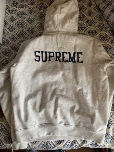 Supreme champion clearance hoodie grey