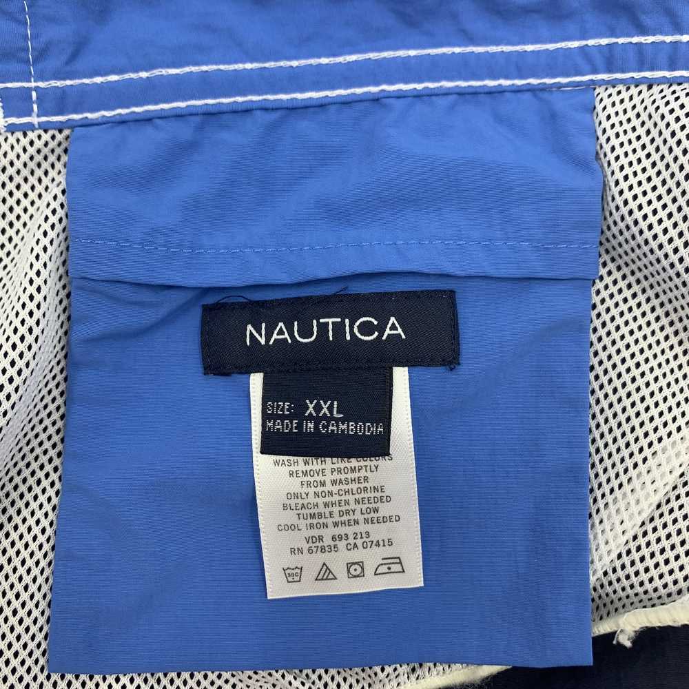 Nautica × Vintage Nautica red white and blue swim… - image 8