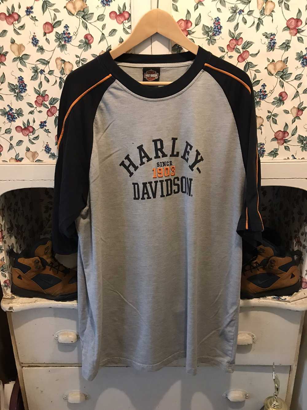 Harley Davidson × Vintage Harley Davidson T-shirt - image 1