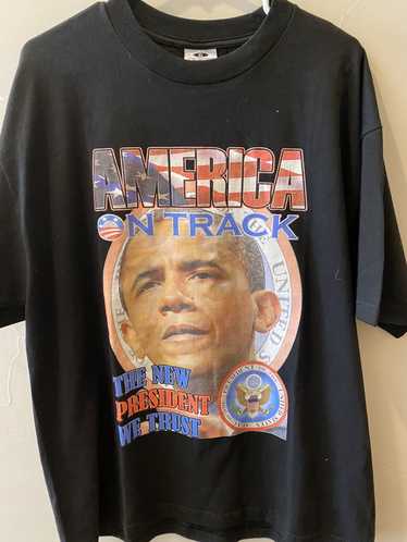 Obama × Vintage Vintage Obama Rap Tee - image 1