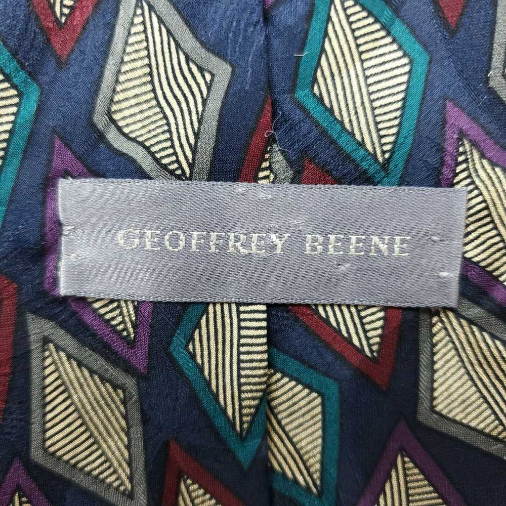 Geoffrey Beene Geoffrey Beene USA Geometric Blue … - image 3