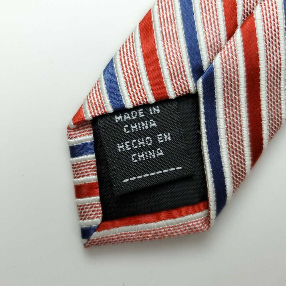 Croft & Barrow Croft & Barrow Red Striped Silk Ti… - image 4