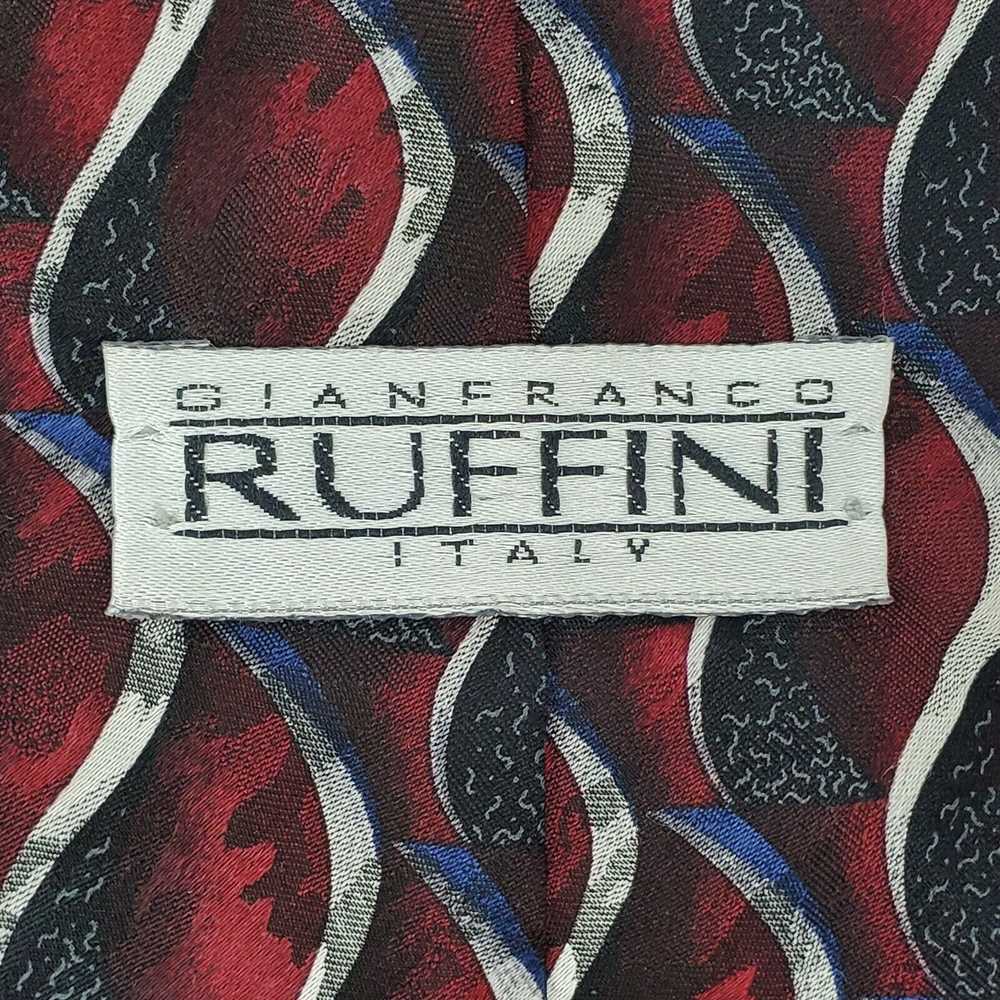 Italian Designers Gianfranco Ruffini Red Abstract… - image 3