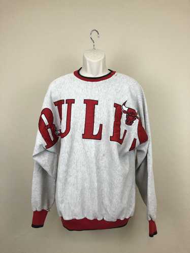 NBA × Vintage Vtg Distressed NBA Bulls Sweater