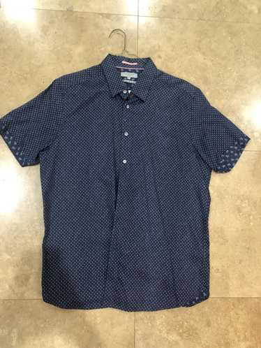 Ted Baker Ted Baker Navy Button UP (5)