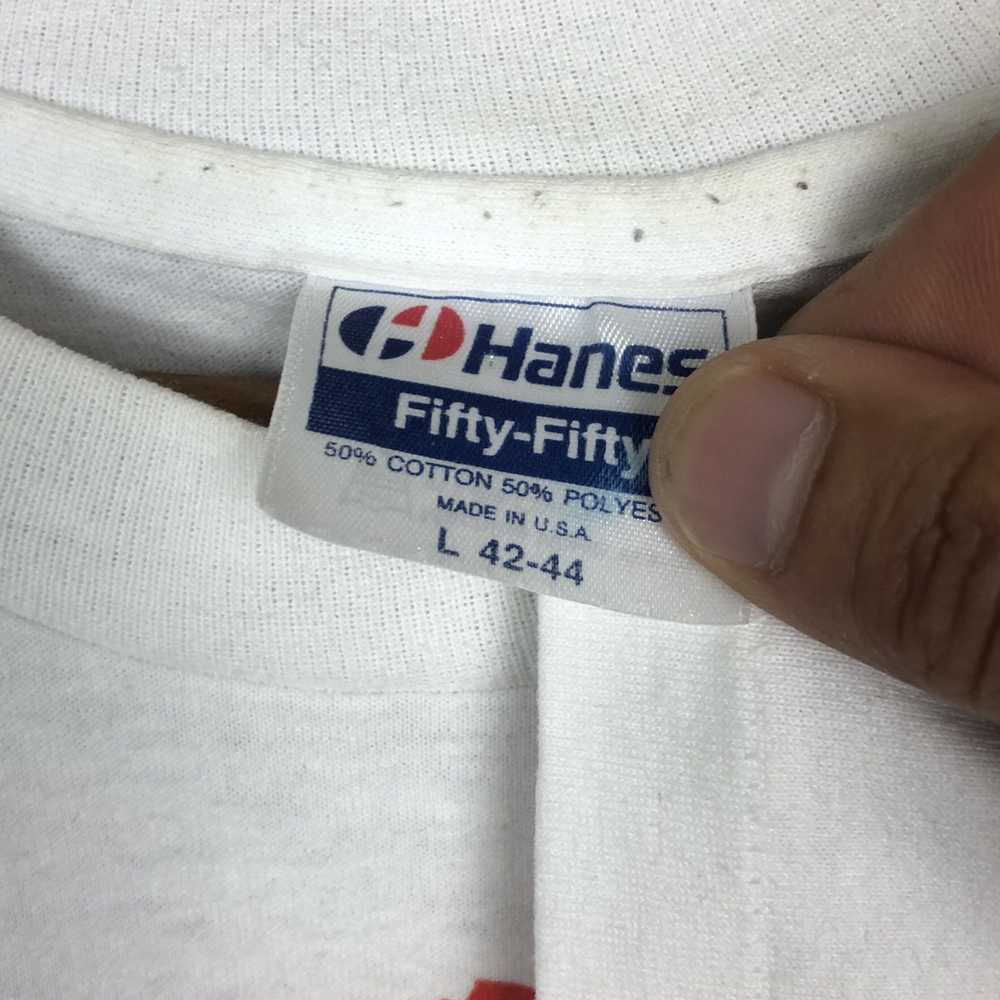 Hanes × Vintage VTG ‘84 America Art Promo T-shirt… - image 4