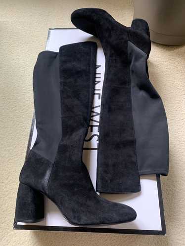 Nine West Black suade boots