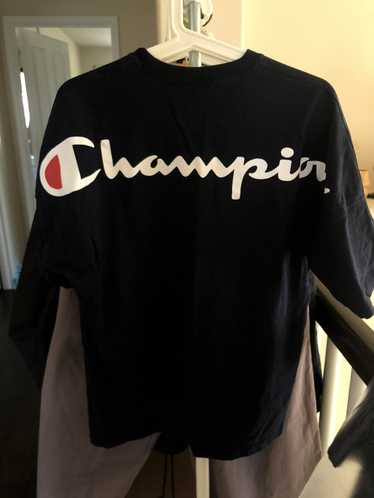 Champion oversized navy t shirt