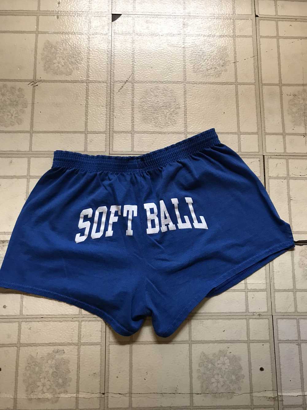 Vintage Vintage 90s Softball Shorts - image 3