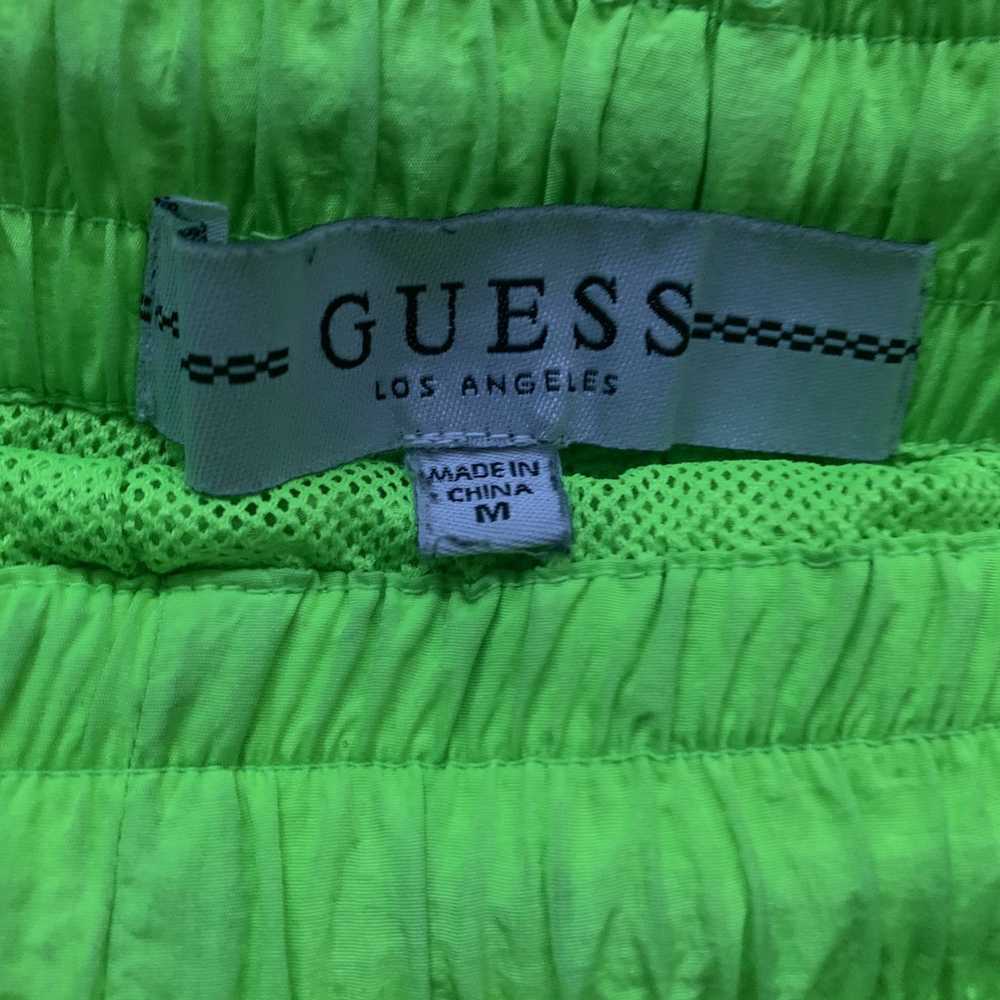 Guess Neon Green Guess Shorts - image 2