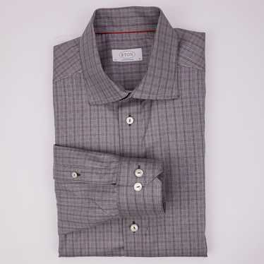 Eton Eton Contemporary Dress Shirt 16 41 Gray Brow