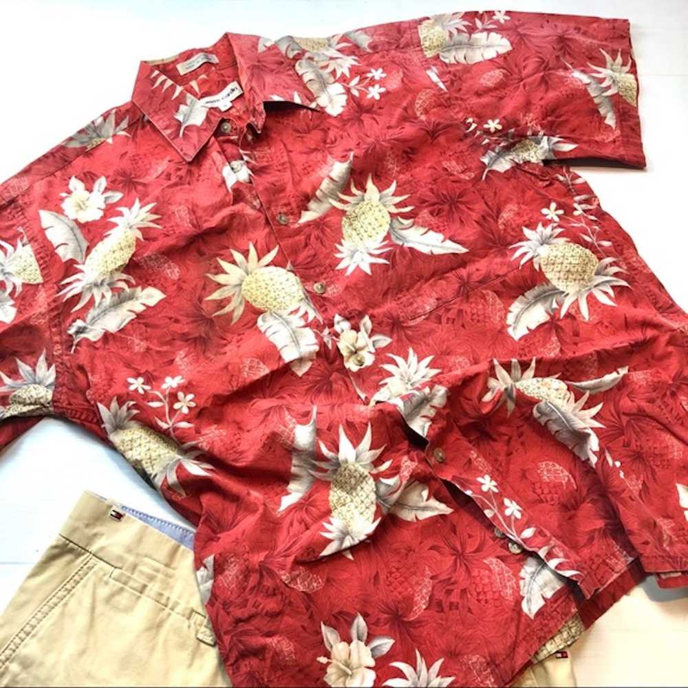 Pierre Cardin PIERRE CARDIN Vintage Hawaiian Red … - image 2