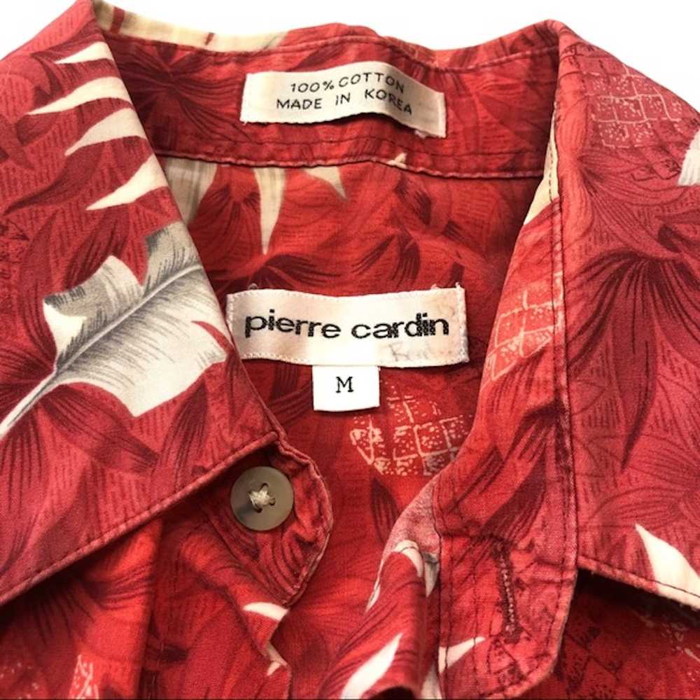 Pierre Cardin PIERRE CARDIN Vintage Hawaiian Red … - image 3