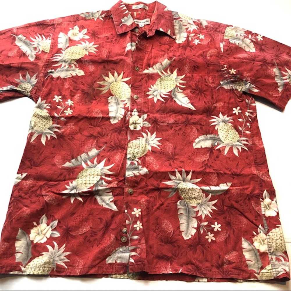 Pierre Cardin PIERRE CARDIN Vintage Hawaiian Red … - image 6