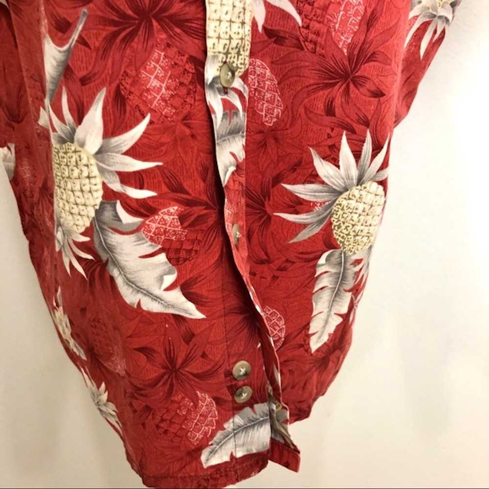 Pierre Cardin PIERRE CARDIN Vintage Hawaiian Red … - image 9