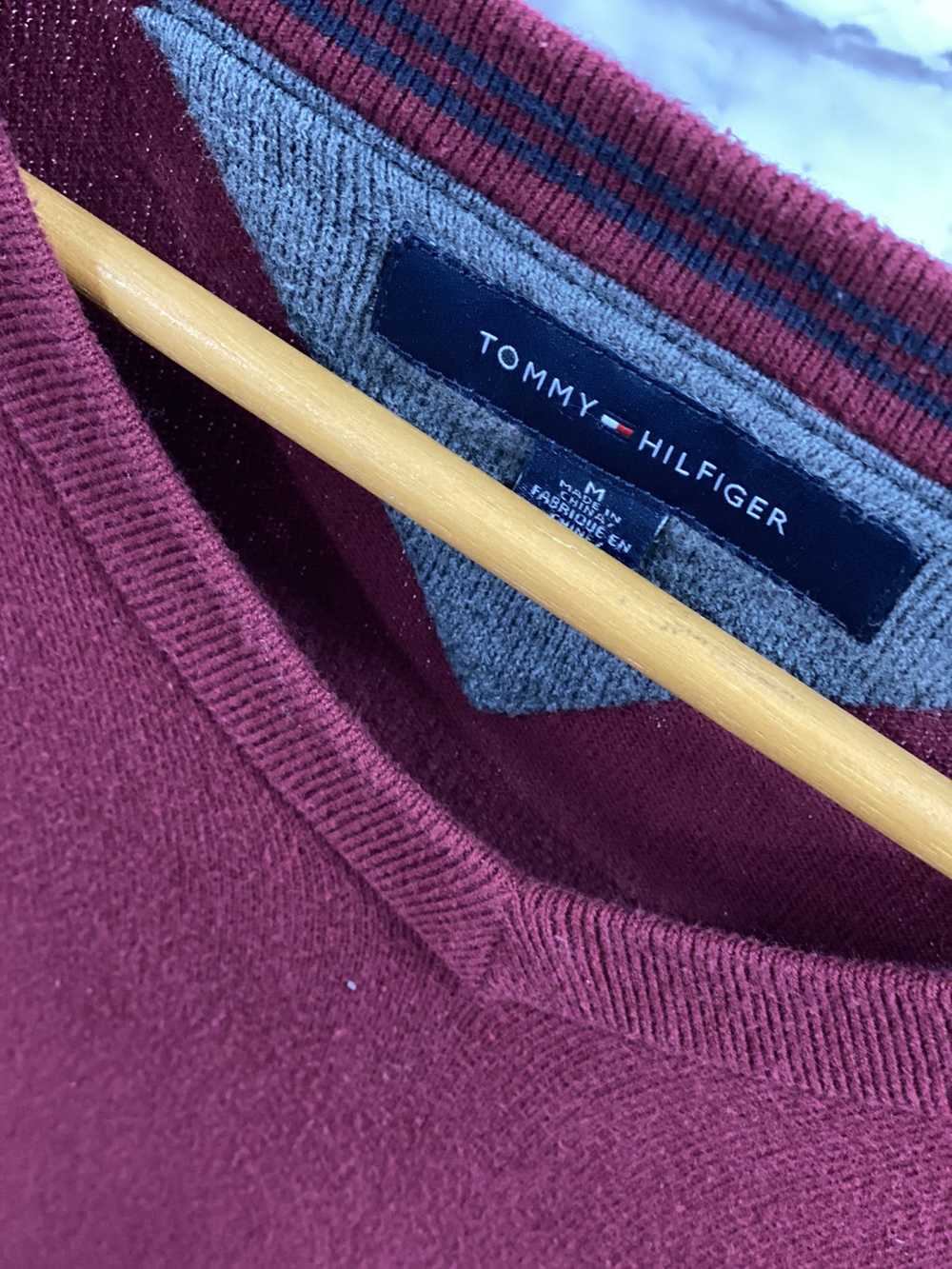 Tommy Hilfiger Tommy Hilfiger Burgundy Sweater - image 2