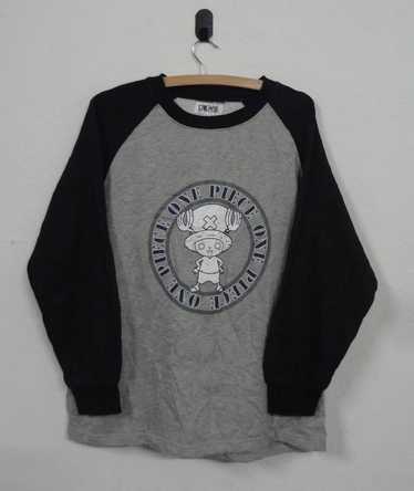 One Piece One Piece Spellout Pullover Jumper Sweat