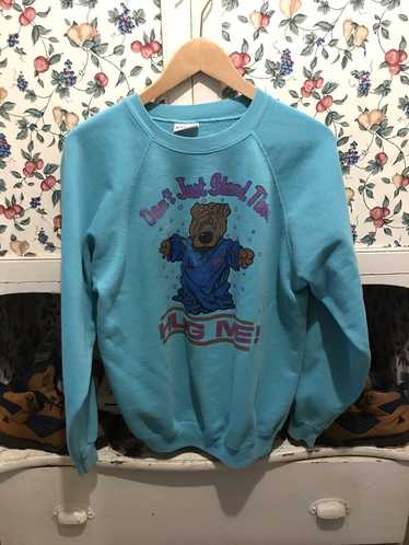 Hanes × Vintage Vintage 90s Hug Me Bear Crewneck