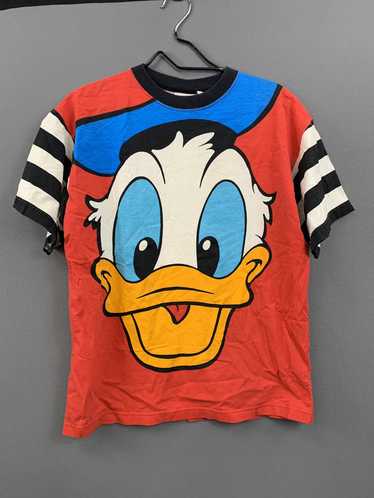 Disney × Vintage VTG Donald Duck all over print T - image 1