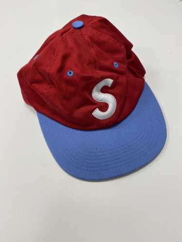 Supreme 2 Tone Washed S Logo 6 Panel Hat