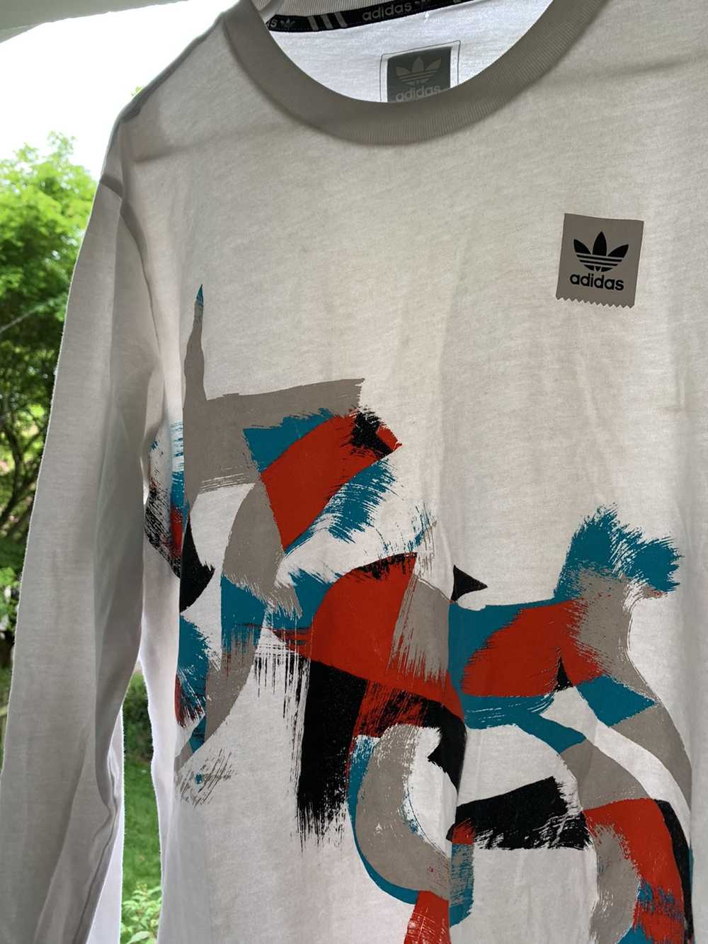 Adidas Adidas Long Sleeve Abstract Paint Tee T-sh… - image 3